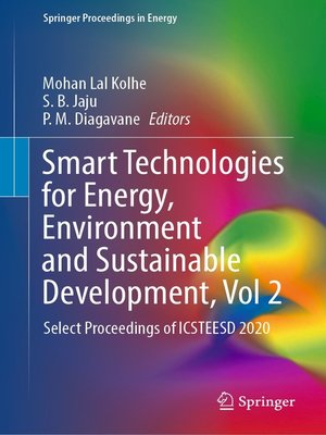 cover image of Smart Technologies for Energy, Environment and Sustainable Development, Vol 2
